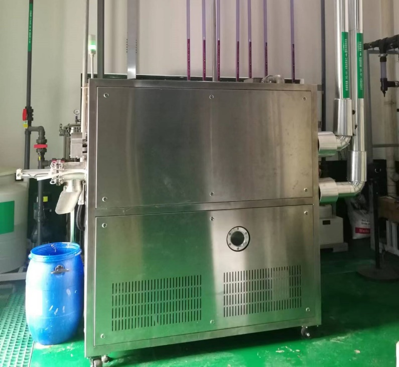 阿勒泰市无锡某电子汽车有限公司ZQ-JJ-1T蒸汽低温结晶蒸发设备制程废液案例